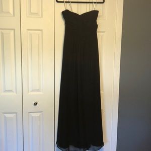JASMINE FORMAL STRAPLESS DRESS IN BLACK —- SZ. 12